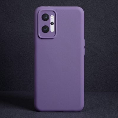 Realme 9i 4g Kılıf Nano İçi Kadife Silikon - Mor