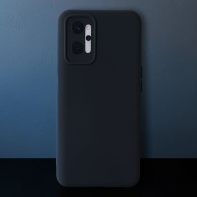 Realme 9i 4g Kılıf Nano İçi Kadife Silikon - Siyah