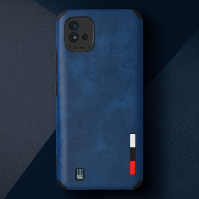 Realme C11 2021 Kılıf Loop Deri Silikon - Lacivert