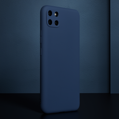 Realme C11 Kılıf Nano İçi Kadife Silikon - Lacivert