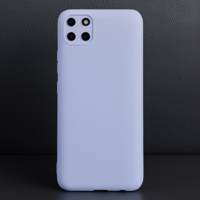 Realme C11 Kılıf Nano İçi Kadife Silikon - Lila