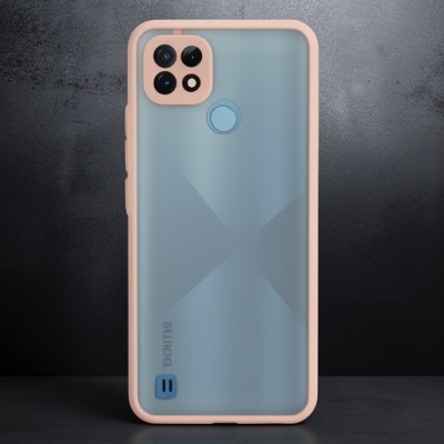 Realme C21 Kılıf Montreal Silikon Kapak - Pembe