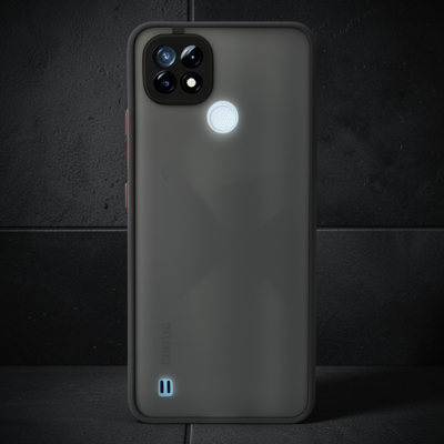 Realme C21 Kılıf Montreal Silikon Kapak - Siyah