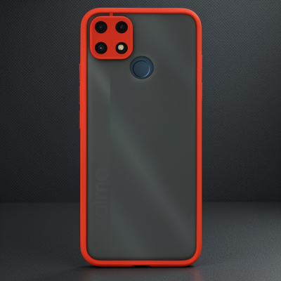 Realme C25 Kılıf Montreal Silikon Kapak - Kırmızı
