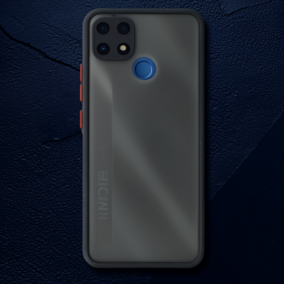 Realme C25 Kılıf Montreal Silikon Kapak - Siyah