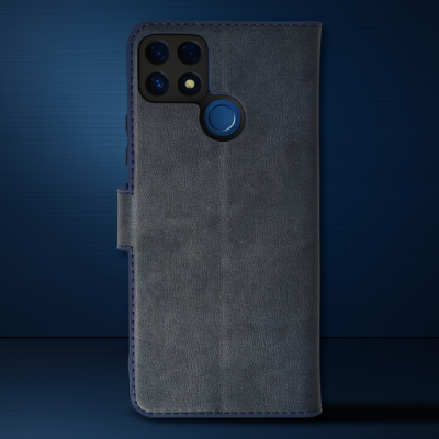 Realme C25 Kılıf Trend S Plus Kapaklı Kılıf - Lacivert