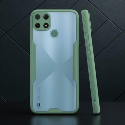 Realme C25y Kılıf Platin Silikon - Yeşil