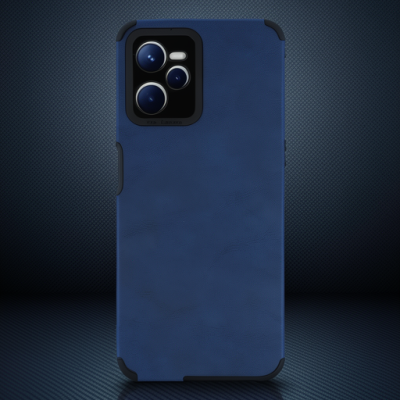 Realme C35 Kılıf Loop Deri Silikon - Lacivert