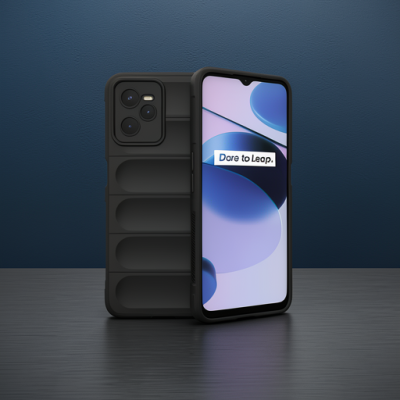 Realme C35 Kılıf Optimum Silikon - Siyah