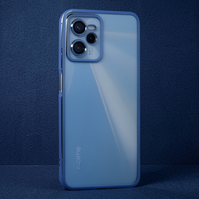 Realme C35 Kılıf Razer Lensli Silikon - Açık Mavi