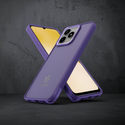 Realme C53 Kılıf Elegant Kapak - Derin Mor