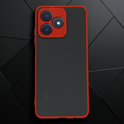Realme C53 Kılıf Montreal Silikon Kapak - Kırmızı