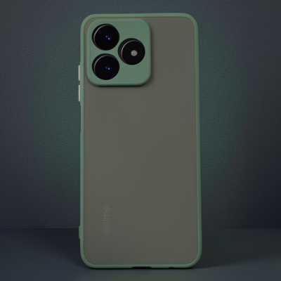 Realme C53 Kılıf Montreal Silikon Kapak - Yeşil