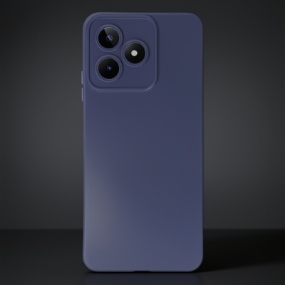 Realme C53 Kılıf Nano İçi Kadife Silikon - Lacivert