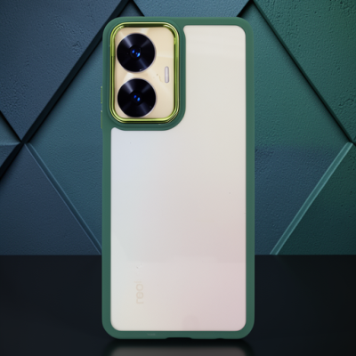 Realme C55 Kılıf Dora Kapak - Haki Yeşil
