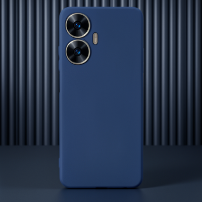 Realme C55 Kılıf First Silikon - Lacivert
