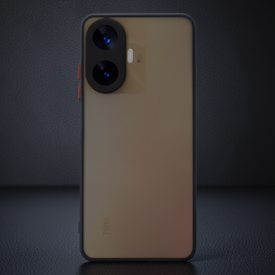 Realme C55 Kılıf Montreal Silikon Kapak - Siyah