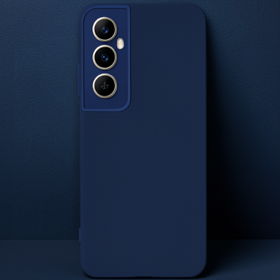 Realme C65 Kılıf First Silikon - Lacivert
