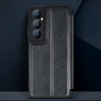 Realme C65 Kılıf Flip Cover - Siyah