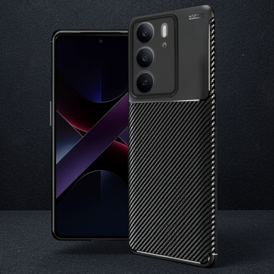 Realme C75 4g Auto Focus Karbon Kapak - Siyah