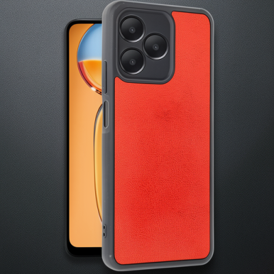 Realme Note 50 4g Kılıf Aras Deri Kapak - Kırmızı