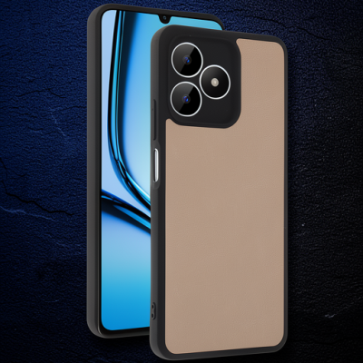 Realme Note 50 4g Kılıf Aras Deri Kapak - Pudra
