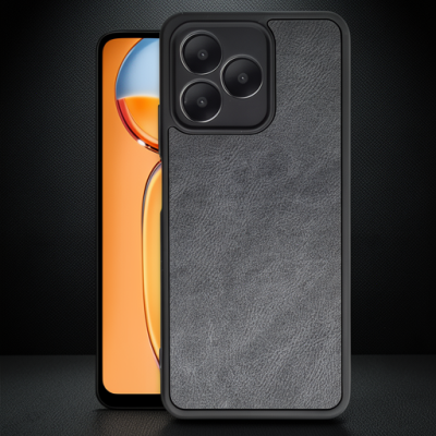 Realme Note 50 4g Kılıf Aras Deri Kapak - Siyah
