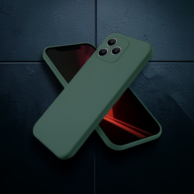 Realme Note 50 4g Kılıf First Silikon - Koyu Yeşil