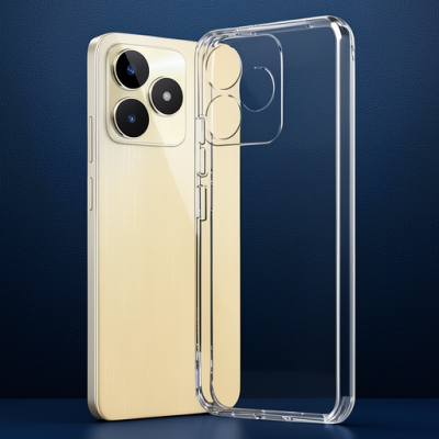 Realme Note 50 4g Kılıf Lüx Şeffaf Silikon