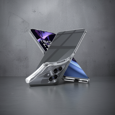 Realme Note 60 Kılıf Lüx Şeffaf Silikon