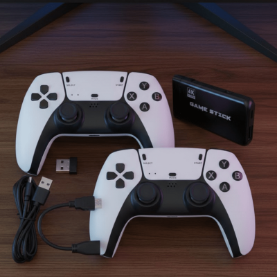 Retro Atari ve Konsol Oyunları Destekli 4K Game Stick