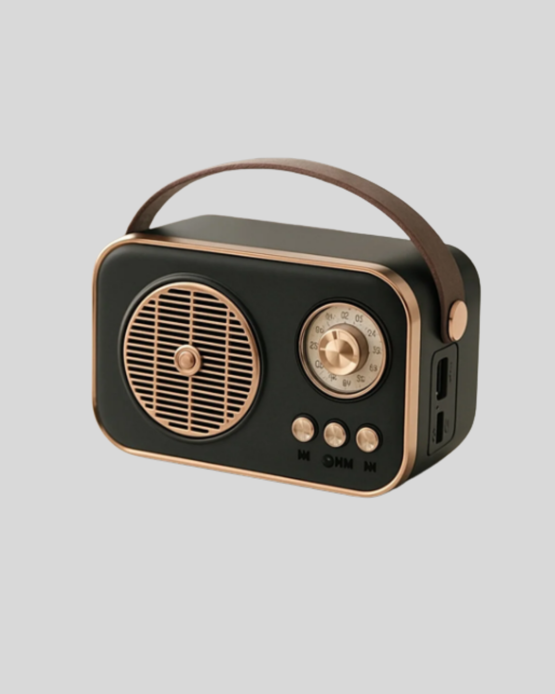 Retro Tarz Kablosuz Radyo – Bluetooth, USB ve TF Kart Girişli