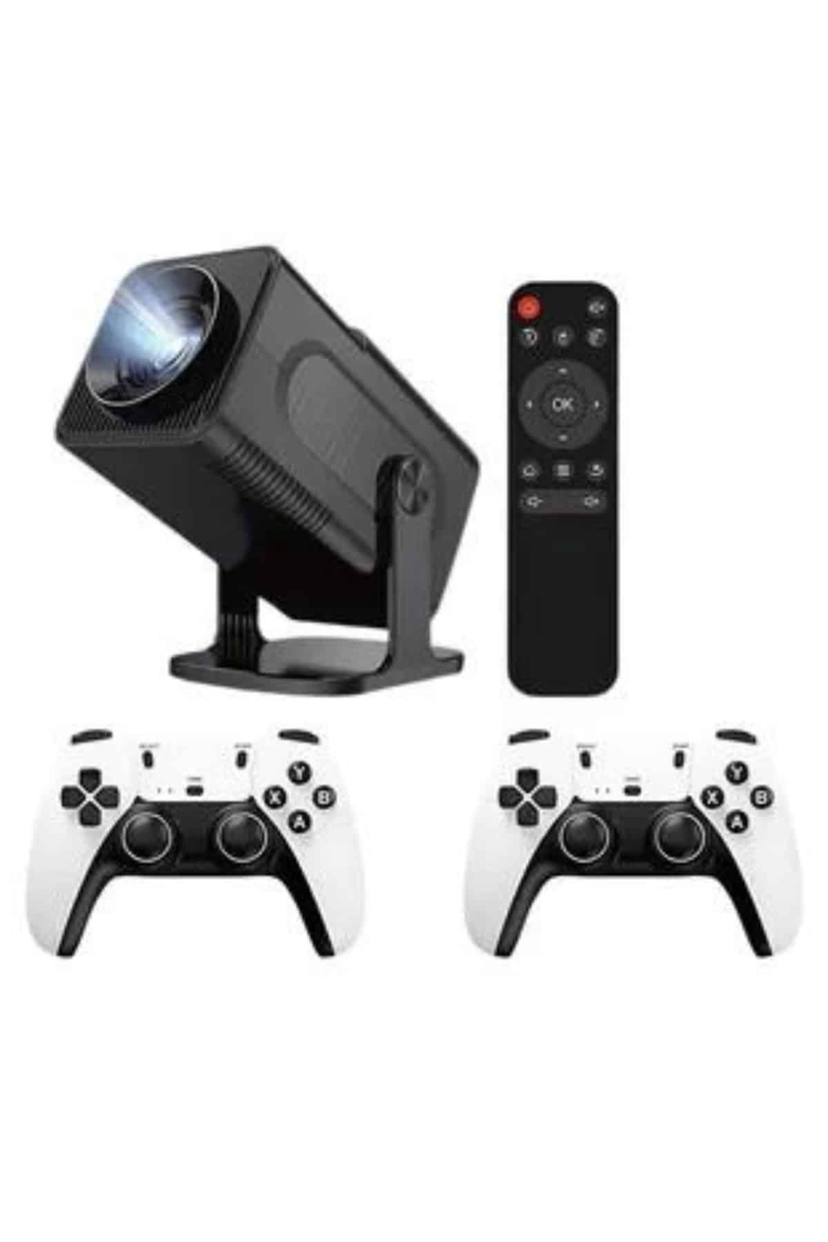 Retro Video Oyunu Konsolu Android Tv El Oyun Konsolu WIFI Taşınabilir Projeksiyon Cihazı