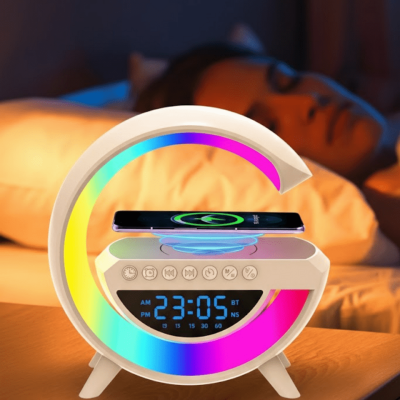 RGB Işıklı Kablosuz Hoparlör Bluetooth USB FM TF Kart Destekli