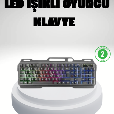 RGB Işıklı Oyuncu Klavye Mouse Seti – Türkçe Q, Ayarlanabilir DPI, Ergonomik ve Dayanıklı Tasarım