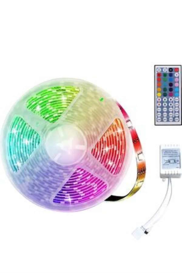 RGB Neon Şerit Led Lamba 10 Metre İç Mekan Tasarımına Uygun