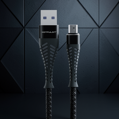 S61 Micro Usb Kablo 1.2m 2.1a - Siyah
