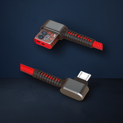 S73 Micro Usb Kablo 1m 2.1a - Kırmızı