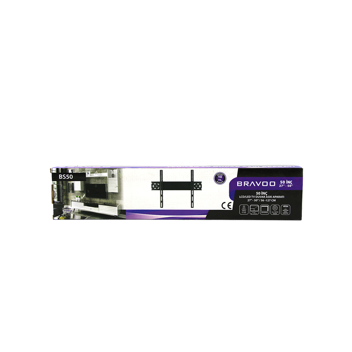 Sabit TV Duvar Askı Aparatı 56x127 cm (27-50 inç LCD/LED)