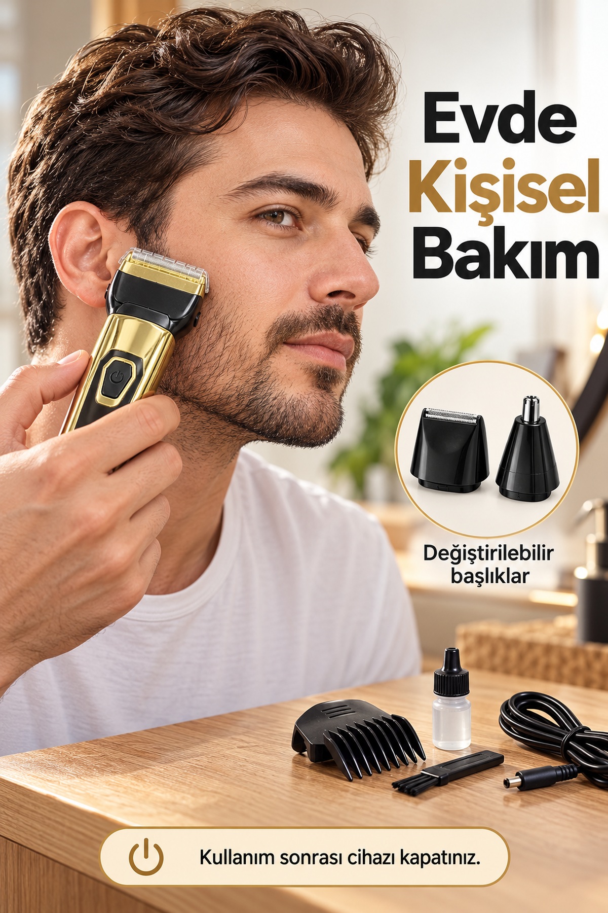 Saç Sakal Tıraş Makinesi