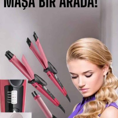 Saç Şekillendirici Düzleştirici Ve Maşa Isı Ayarlı
