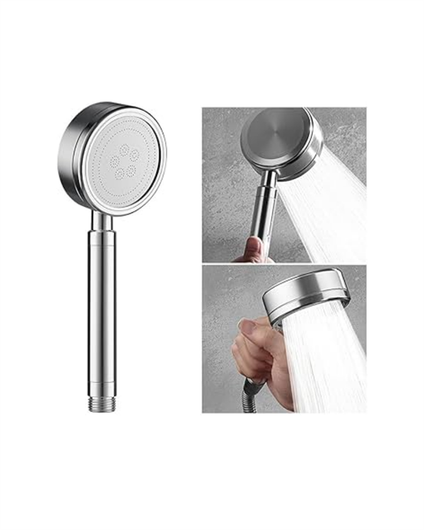 Sağlam Metal Hortum Bağlantılı, 360° Hareketli Duş Başlığı