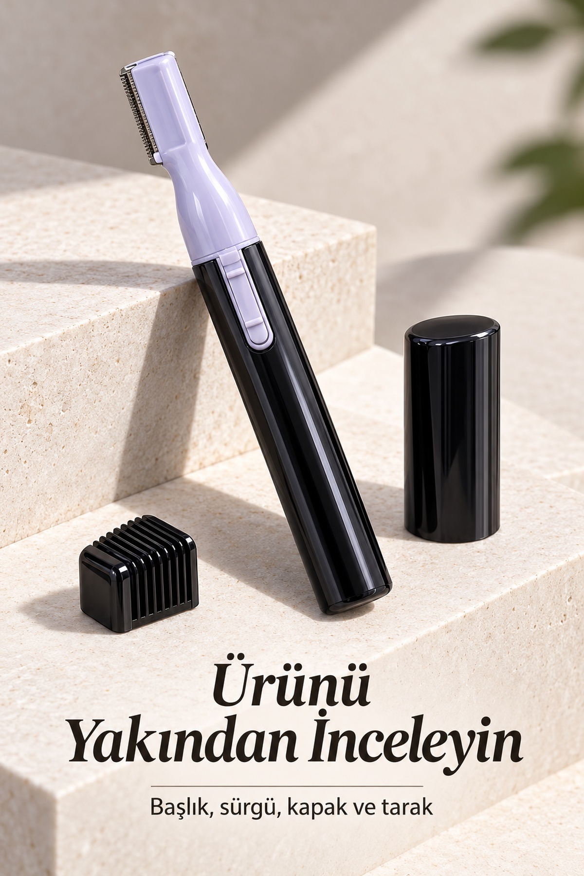 Rd318 Siyah Erkek Sakal Bıyık Kaş Düzeltici