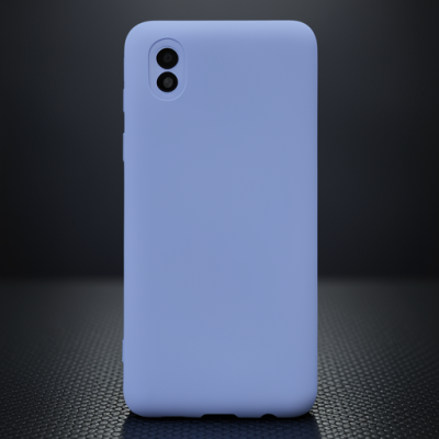 Samsung Galaxy A01 Core Kılıf Nano İçi Kadife Silikon - Lila