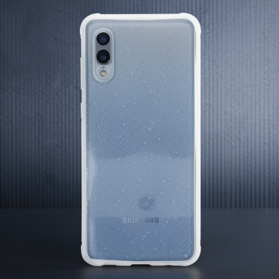 Samsung Galaxy A02 Kılıf Miami Şeffaf Silikon - Şeffaf
