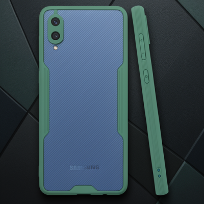 Samsung Galaxy A02 Kılıf Platin Silikon - Yeşil