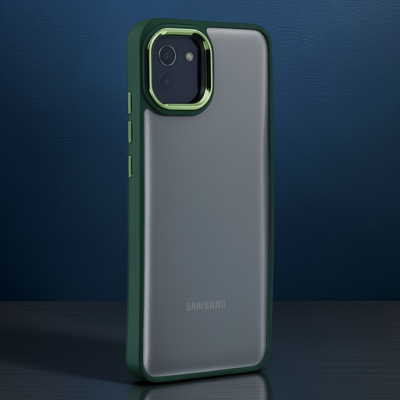 Samsung Galaxy A03 Kılıf Dora Kapak - Haki Yeşil