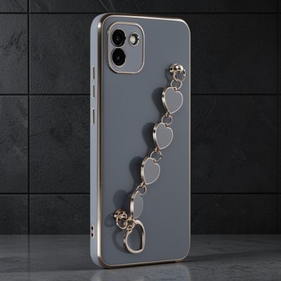 Samsung Galaxy A03 Kılıf Esila Silikon - Gri