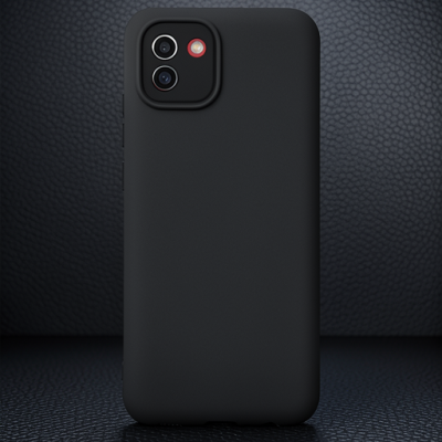 Samsung Galaxy A03 Kılıf First Silikon - Siyah