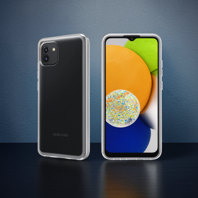 Samsung Galaxy A03 Kılıf Lüx Şeffaf Silikon
